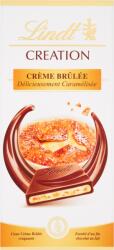 Lindt Creation Creme Brulée ízű töltött tejcsokoládé karamell darabokkal és ropogós müzlivel 150 g