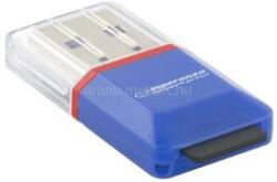 Esperanza USB 2.0 microSD kártyaolvasó (kék) (ESPERANZA_EA134B) (ESPERANZA_EA134B)
