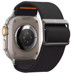 SPIGEN Apple Watch Series 9 45mm fit lite ultra pótszíj (egyedi méret, textil, állítható) fekete (AMP05983)