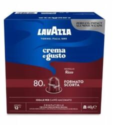 LAVAZZA Cafea capsule Lavazza Crema & Gusto Ricco, aluminiu, compatibile Nespresso, 80 buc