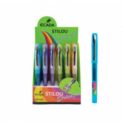 Ecada Stilou Ecada Straveziu cu penita ascunsa, penita F, Culori asortate (93102)