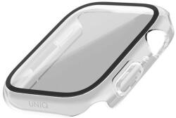 Uniq Nautic Apple Watch 45mm műanyag tok üvegfóliával, átlátszó (UNIQ-45MM-NAUCLR) - speedshop