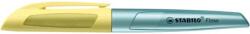 STABILO Stilou STABILO, penita tip M, 0.5 mm, verde metalizat cu galben (5072/5-41)