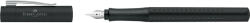 Faber-Castell Stilou Grip 2011 Faber-Castell FC140901, penita M, Negru (FC140901)