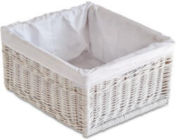  Faktum kosár fonott bélelt fehér nagy