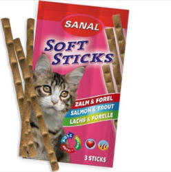 Sanal Cat Salmon and Trout 15 g, 3 sticks - petmax