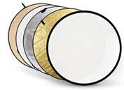 GODOX 5-in-1 Reflector Gold, Silver, Soft Gold, White, Transparent - 110cm (RFT-06) (6952344201282)
