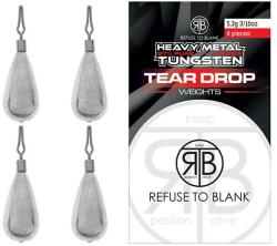 RTB Refuse to Blank Lest RTB Tungsten Tear Drop Weights 7g 3buc/plic (5940000617530)