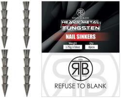 RTB Refuse to Blank Lest RTB Tungsten Nail Sinkers 1.30g, 8buc/plic (5940000632601)
