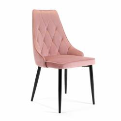 AKORD 1 db modern szövet, fémvázas szék rózsaszín (CSJ.054-P)