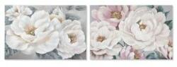 Home ESPRIT Tablou Home ESPRIT Trandafiri Romantic 120 x 3, 7 x 80 cm (2 Unități)