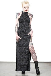KILLSTAR дамска рокля KILLSTAR -Over-Queen- Черен - KSRA008966