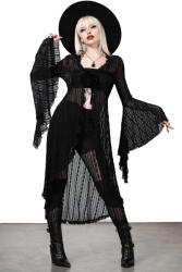 KILLSTAR дамски рокля (наметало) KILLSTAR - Lucienne's Seal Duster - Black - KSRA009201