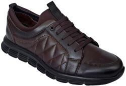 ALEXANDER Pantofi barbati, casual, din piele naturala, Maro Havana, CIUCALETI SHOES, TEST380M (TEST380M)
