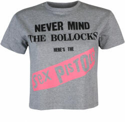 ROCK OFF дамска тениска (топ) Sex Pistols - Never Mind the Bollocks - Оригинален Албум - СИВО - ROCK OFF - SPCT01LG