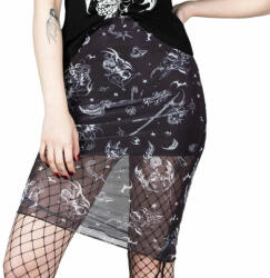 KILLSTAR дамска пола KILLSTAR - Dazed Skull - Черен - KSRA008938