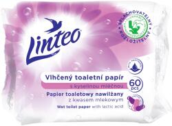 Linteo Șervețele hârtie igienică umedă cu acid lactic Linteo Satin 60 bucăți 30443 (8 594 158 374 578)