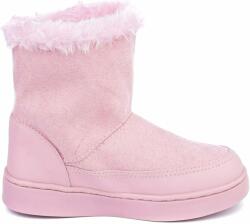 Bibi Shoes Ghete Fete Ghete Fete Bibi Urban Boots Pink Suede cu Blanita Bibi Shoes roz 29