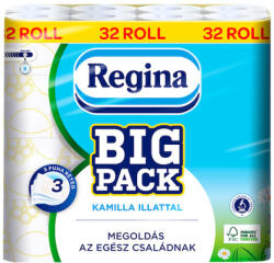 Regina Big Pack Toalettpapír Kamilla Illattal 32 Tekercs 3 Rétegű 32 Db (5997892514409)