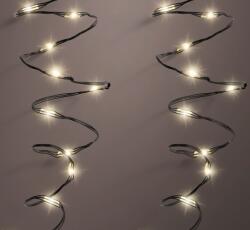 Lumineo Micro LED stringlights steady outdoor melegfehér LED fekete fényfüzér, 120 égõvel, 600 cm