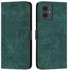 STRIPE Husa portofel cu curea Motorola Moto G14 verde