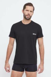 BOSS t-shirt fekete, férfi - fekete S