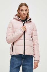 Superdry rövid kabát női, rózsaszín, téli - rózsaszín M - answear - 29 990 Ft