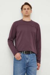 G-Star RAW pamut hosszúujjú lila, sima - lila S