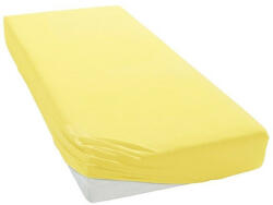 Baby Shop pamut, gumis lepedő 60*120 - 70*140 cm-es matracra használható - sárga - babastar