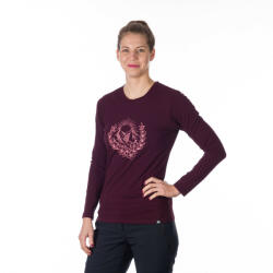Northfinder Tricou bumbac imprimeu femei Dorothea winemelange (107662-643-104)