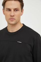 G-Star RAW pamut hosszúujjú fekete, sima - fekete S - answear - 17 990 Ft