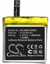 Cameron Sino Akkumulátor Amazfit GTR 47mm, 400 mAh, Li-Pol, 400 mAh, Li-Pol (CS-AMT190SH)