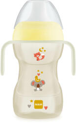 MAM Fun to Drink Cup night ivást tanító pohár világító fogókával 270 ml 8 hó+ sárga