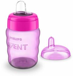 Philips Avent Puha fejű itatópohár 260 ml 9 hó+ (rózsaszín) SCF553/03