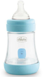 Chicco Perfect5 Biofunkcionális cumisüveg 150 ml 0 hó+ (kék)