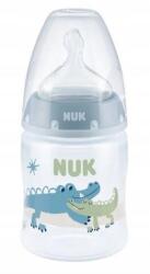Nuk First Choice Plus Hőfokjelzős cumisüveg 150 ml 0-6 hó kék