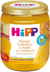 HiPP Bio Prémium Bébidesszert Alma mangó eper teljes kiőrlésű gabonával 6 hó+ 160 g