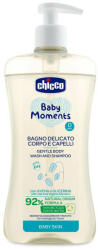 Chicco Baby Moments Újszülött fürdető és sampon semleges pH 0 hó+ 500 ml