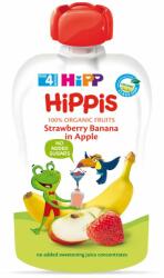 HiPP HiPPis Bio Eper-banán alma 100 % gyümölcs 100 g 4 hó+