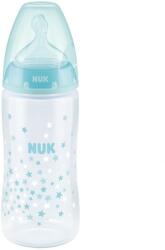 Nuk First Choice Plus Hőfokjelzős cumisüveg 300 ml 0-6 hó türkiz