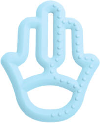 MiNiKOiOi Toothee - Kéz alakú rágóka 3 hó+ (Mineral Blue)