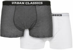 Urban Classics Boxeri pentru bărbați URBAN CLASSICS - Organic -TB4416 - mini dungă aop+wh