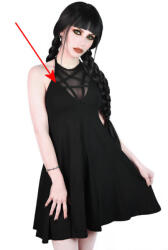  rochie de damă BLACK - DEFECT - MY302