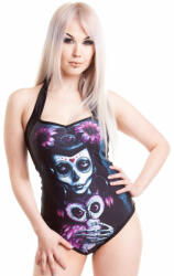 HEARTLESS costume de baie femei POIZEN INDUSTRIES - Muerte Owl - Negru - POI105 Costum de baie dama