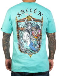 SULLEN Tricou bărbați SULLEN - PREMIUM - NAUTICAL CREST - ALBASTRU TURCOAZ - SCM5532_BLTQ