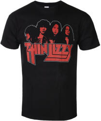 ROCK OFF Tricou pentru bărbați Thin Lizzy - Band Photo Logo - ROCK OFF - TLTS08MB