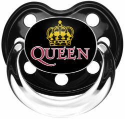 Metal-Kids Suzetă Queen - Logo - negru/multicolor - 815.101. 8.999