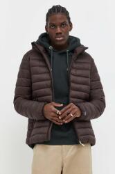 Superdry rövid kabát férfi, barna, téli - barna L - answear - 34 990 Ft