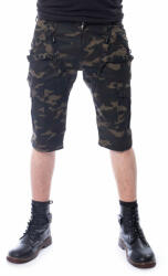 Poizen Industries Férfi rövidnadrág POIZEN INDUSTRIES - MUNICH - ZÖLD CAMO- POI797