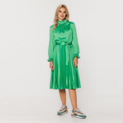 Willsoor Fodros zöld ruha kifinomult csillogással 15529